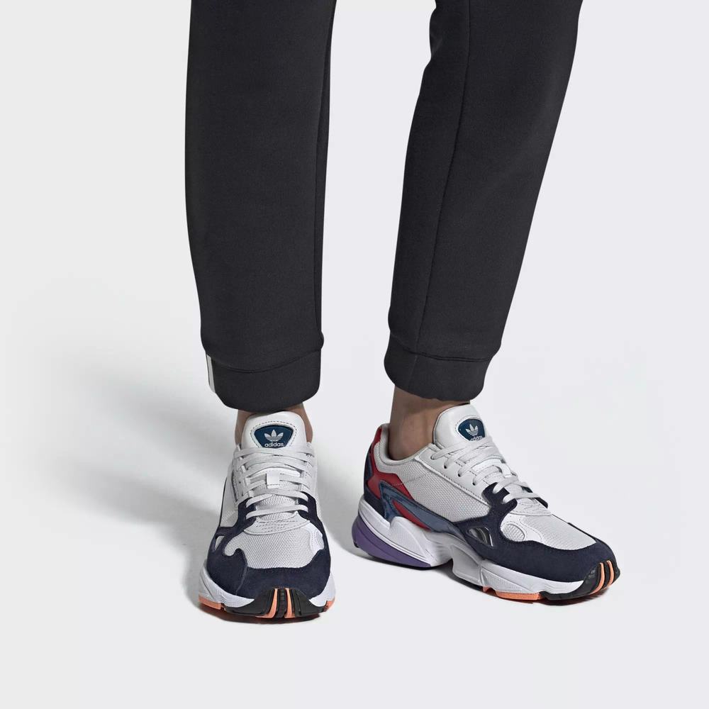 Adidas Falcon Tenis Blancos Para Mujer (MX-23410)